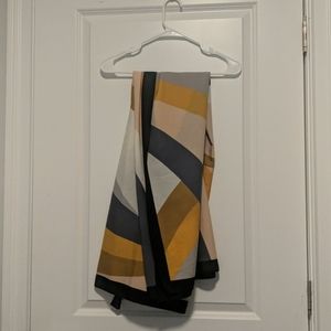 H&M | Pink, Blue, Black Polyester Scarf